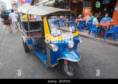 Thaïlande, Bangkok, Khaosan Road, Tuk Tuk Banque D'Images