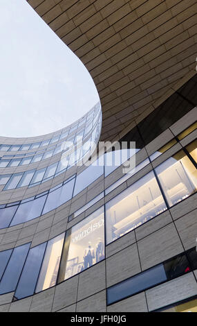 L'architecture moderne, Kö bow, Düsseldorf, Rhénanie du Nord-Westphalie, Allemagne Banque D'Images
