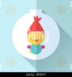 Chiken télévision icône concevoir. jouet pour enfants. vecteur symbole pour web, print et carte de souhaits joyeux Noël. Illustration de Vecteur