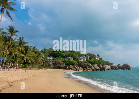 Coral Beach Cove Beach, Golf de Thaïlande, Ko Samui, Thaïlande du sud, la Thaïlande, l'Asie Banque D'Images