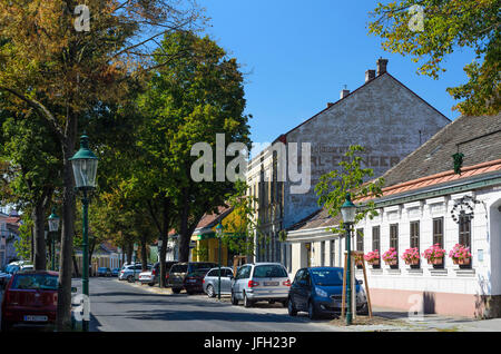 Buschenschank (bar à vin) dans le village Stammers dans le Stammersdorfer street, l'Autriche, Vienne, 21e salon Banque D'Images