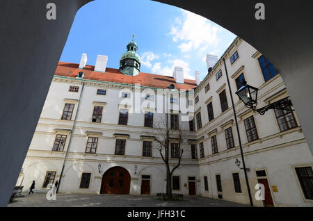 Amalienburg de Hofburg, vue sur la Ballhausplatz, Autriche, Vienne 01. Banque D'Images