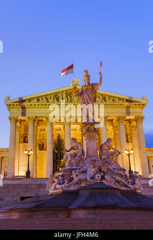 Le Parlement de Vienne Autriche Banque D'Images