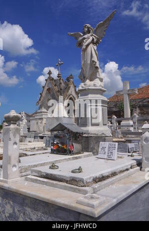 Angel,cimetière,Cuba Camagüey Banque D'Images