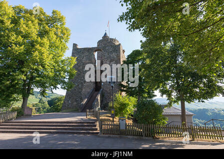 Allemagne, Rhénanie-Palatinat, district 3621, Saarburg, parc du château, Banque D'Images