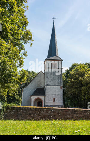 Allemagne, Rhénanie-Palatinat, district 3621, ferme du parc, Klauses Kastel, église paroissiale, Saint Helena, Banque D'Images