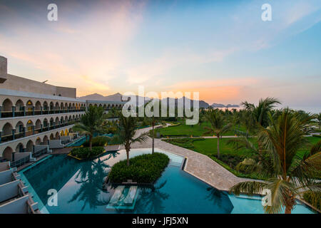 Saoudite, péninsule arabique, le Sultanat d'Oman, Muscat, l'hôtel Al Bustan Palace Banque D'Images