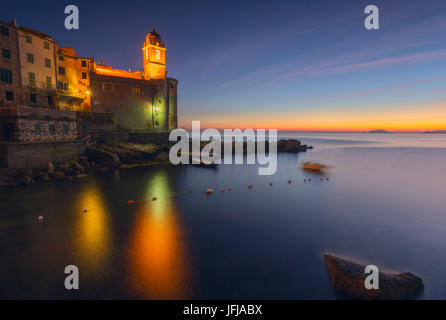 Tellaro, province de La Spezia, ligurie, italie Banque D'Images