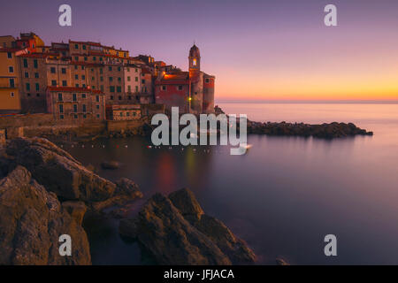 Tellaro, province de la Spezia, ligurie, italie Banque D'Images