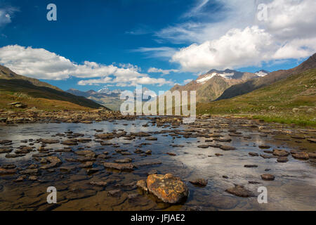 Parc national du Stelvio, Gavia, province de Brescia, Italie, Banque D'Images