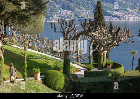 L'Italie, Lombardie, district de Côme, Le Lac de Como, Villa del Balbianello Banque D'Images