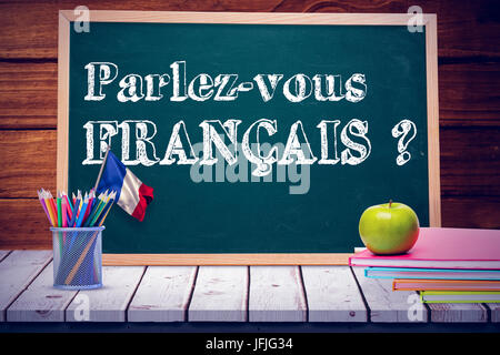 Image composite du drapeau national français création numérique Banque D'Images