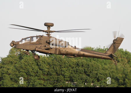 Les opérations des hélicoptères Apache de l'AAC à l'aérodrome de Wattisham. Banque D'Images