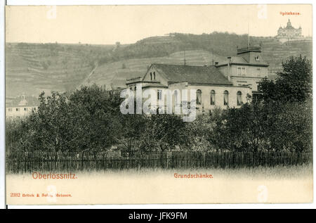 02382-Oberlößnitz-1902-Grundschänke-Brück & Sohn Kunstverlag Banque D'Images