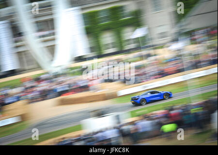 Goodwood, Chichester, Royaume-Uni. Samedi 1er juillet 2017. Action de la Goodwood Festival of Speed, Goodwood, West Sussex, UK. © Kevin Bennett/Alamy News Banque D'Images