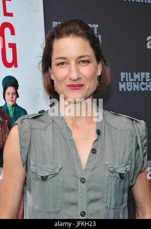 Munich, Allemagne. 28 Juin, 2017. L'actrice Marie Leuenberger arrive pour la première allemande du film 'Die göttliche Ordnung" au festival du film de Munich à l'Sendlnger Tor à Munich, Allemagne, 28 juin 2017. La comédie film sera dans les cinémas à partir du 3 août 2017. Photo : Ursula Düren/dpa/Alamy Live News Banque D'Images