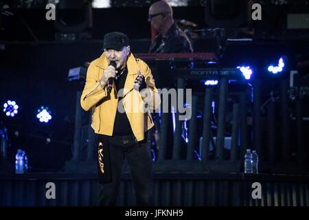 Modena, Italie 01 juillet 2017 Vasco Rossi live au Vasco Modena parc au parc d'Enzo Ferrari à Modène © Roberto Finizio / Alamy Live News Banque D'Images