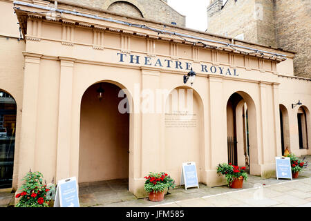 Le Théâtre Royal, le seul théâtre Regency dans le pays, le Westgate Road, Bury St Edmunds, Suffolk, UK Banque D'Images