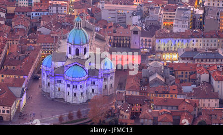 La Cathédrale de Santa Maria Assunta, Côme, Lombardie, Italie Banque D'Images