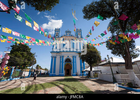 Église Saint Lucy, San Cristobal de las Casas, Chiapas, Mexique, Banque D'Images