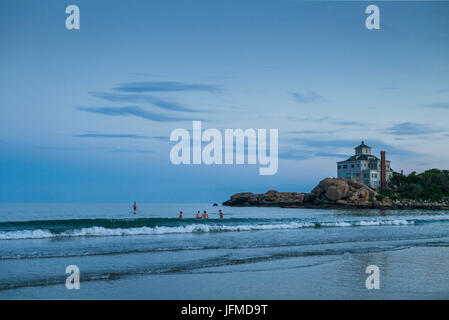 USA, Massachusetts, Cape Ann, Gloucester, Good Harbour Beach, avec des gens Banque D'Images