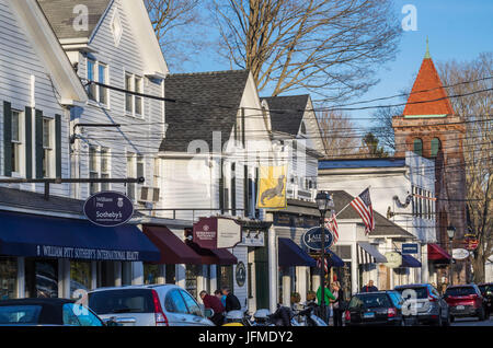 USA, Ohio, Essex, Rue Principale Banque D'Images