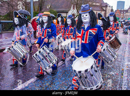 Les participants au carnaval de Bâle à Bâle , Suisse Banque D'Images