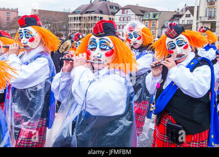 Les participants au carnaval de Bâle à Bâle , Suisse Banque D'Images
