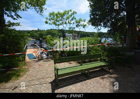 Impressions de l'île de paon (Pfaueninsel) à Berlin le 11 juin 2017, Allemagne Banque D'Images