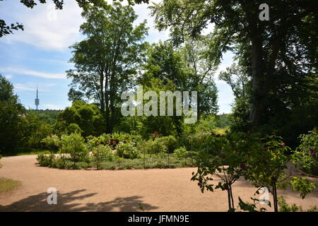 Impressions de l'île de paon (Pfaueninsel) à Berlin le 11 juin 2017, Allemagne Banque D'Images