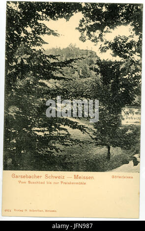 04824-Garsebach-1903-Garsebacher Götterfelsen-Brück Schweiz, & Sohn Kunstverlag Banque D'Images