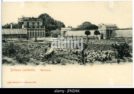 06430-Schloßgärtnerei-Lockwitz-1905-Brück & Sohn Kunstverlag Banque D'Images