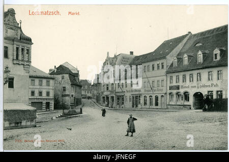 07036-Lommatzsch-1906-Markt-Brück & Sohn Kunstverlag Banque D'Images