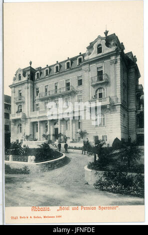 07543-Abbaye-1906-Hotel Pension uns Speranza-Brück & Sohn Kunstverlag Banque D'Images