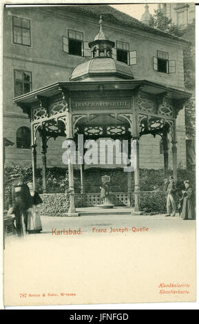00787-Karlsbad-1898-Franz Joseph Quelle-Brück & Sohn Kunstverlag Banque D'Images