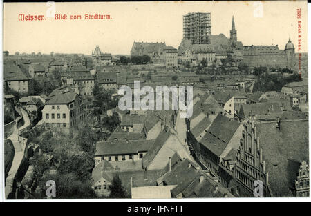 07838-MEISSEN-1906-Blick vom Stadtturm auf den Bihlerdorf und die 18-Brück & Sohn Kunstverlag Banque D'Images