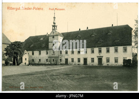 08040-Polenz-1906-Niederpolenz-Brück Rittergut & Sohn Kunstverlag Banque D'Images