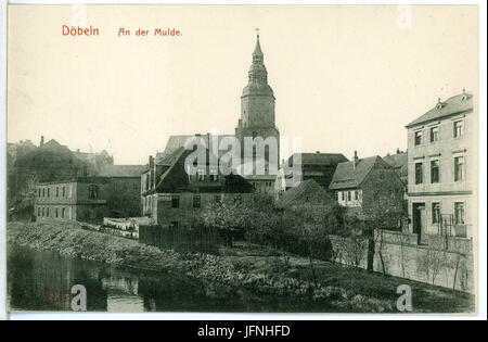 08723-Döbeln-1907-St. Nicolaikirche-Brück & Sohn Kunstverlag Banque D'Images