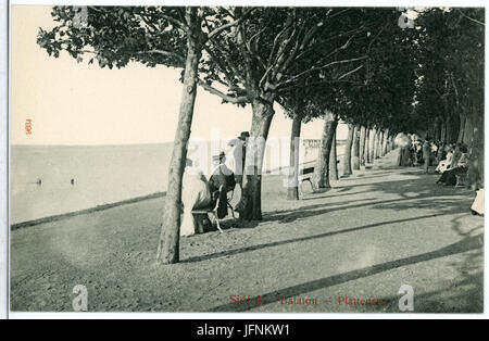 09634-Siofok-1908-Plattensee Strandpromenade-Brück & Sohn Kunstverlag Banque D'Images