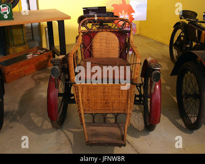 Givaudan 1900 tricar, Musée de la Moto et du vélo, Amneville, France, pic-002 Banque D'Images