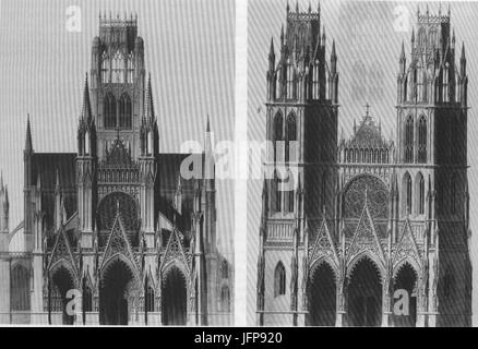 Abbatiale st-ouen de Rouen Grégoire Banque D'Images