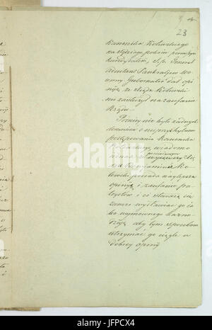 AGAD Zapiski sporządzone Rządowej wewnętrznych w Komisji, j'Duchownych patriotycznej postawy dotyczące ks. Antoniego 23 Kotowskiego Banque D'Images