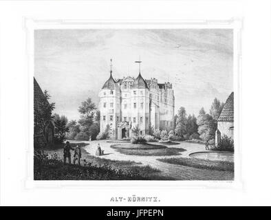 Album der Rittergüter Schlösser und im Königreiche Sachsen III B 083 Banque D'Images