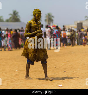 Célébration vaudou au Bénin Banque D'Images