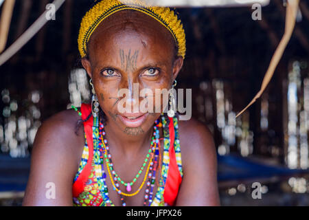 Peuls au Bénin Banque D'Images