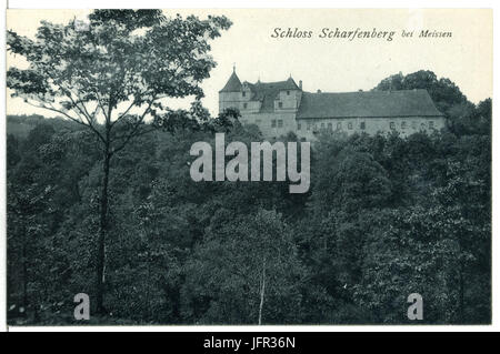 13243-Scharfenberg-1911-Schloß-Brück & Sohn Kunstverlag Banque D'Images