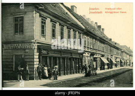 13595-Königsgrätzer Gasse-Brück-Josefstadt-1911 & Sohn Kunstverlag Banque D'Images