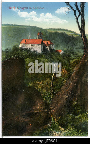 15430-Burg-Brück-Elbogen (aujourd'-1913 & Sohn Kunstverlag Banque D'Images