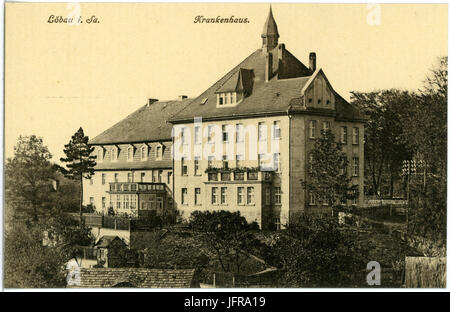 17736 Löbau-1914-Krankenhaus-Brück-& Sohn Kunstverlag Banque D'Images