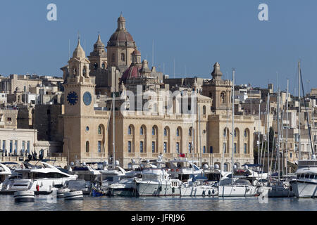 Musée maritime de l'Arsenal à Creek, Vittoriosa, Birgu, les trois villes, Malte Banque D'Images